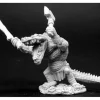 Tabletop Miniatures>Reaper Miniatures Shrend, Alligator-Man #02763 Dark Heaven Unpainted Metal - Your Source for Gaming Essentials