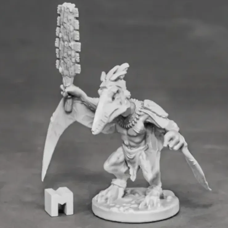 Tabletop Miniatures>Reaper Miniatures Skywing Stormcaller (Pteranodon) #03878 Unpainted Metal Mini - Your Source for Gaming Essentials