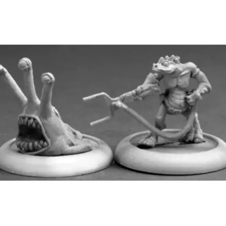 Tabletop Miniatures>Reaper Miniatures Sligg Squarg Herder #50250 Chronoscope D&D RPG Mini Figure - Your Source for Gaming Essentials