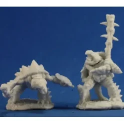 Tabletop Miniatures>Reaper Miniatures Spikeshell Warriors (2) #77270 Bones D&D RPG Mini Figure - Your Source for Gaming Essentials