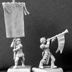 Tabletop Miniatures>Reaper Miniatures Standard & Musician, Merc #14301 Mercenary Unpainted D&D Mini - Your Source for Gaming Essentials