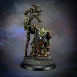 Tabletop Miniatures>Reaper Miniatures Surkar, Orc Shaman #44004 Bones Black Plastic Unpainted Mini - Your Source for Gaming Essentials