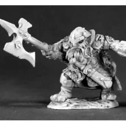 Tabletop Miniatures>Reaper Miniatures Thorvald Clawhelm Dwarf Hero 03386 Dark Heaven Unpainted Mini - Your Source for Gaming Essentials