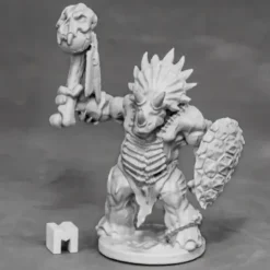 Tabletop Miniatures>Reaper Miniatures Thunderfoot Defender (Triceratops) #03874 Unpainted Metal Mini - Your Source for Gaming Essentials