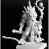 Tabletop Miniatures>Reaper Miniatures T'Kay, Reptus Cleric #14096 Reptus Unpainted RPG Mini Figure - Your Source for Gaming Essentials