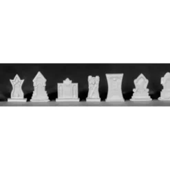 Tabletop Miniatures>Reaper Miniatures Tombstones (7) #77534 Bones Unpainted Plastic Mini Figures - Your Source for Gaming Essentials