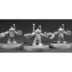 Tabletop Miniatures>Reaper Miniatures Tool Bots (3) #50015 Chronoscope Metal D&D RPG Mini Figure - Your Source for Gaming Essentials