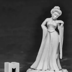 Tabletop Miniatures>Reaper Miniatures Townsfolk - Courtesan #03856 Dark Heaven Unpainted Metal Mini - Your Source for Gaming Essentials