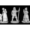 Tabletop Miniatures>Reaper Miniatures Townsfolk V (3 Pieces) #02825 Dark Heaven Unpainted Metal - Your Source for Gaming Essentials