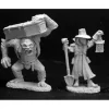 Tabletop Miniatures>Reaper Miniatures Townsfolk VI: Gravedigger & Henchman 2P 02845 Dark Heaven - Your Source for Gaming Essentials