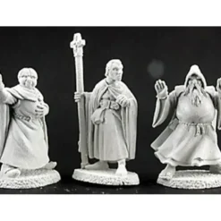 Tabletop Miniatures>Reaper Miniatures Townsfolk VII: Clergy 3 Pcs 02950 Dark Heaven Unpainted Metal - Your Source for Gaming Essentials