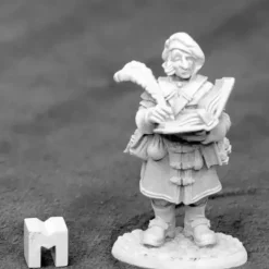 Tabletop Miniatures>Reaper Miniatures Townsfolk: Money Lender #03956 Dark Heaven Unpainted Metal - Your Source for Gaming Essentials