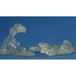 Tabletop Miniatures>Reaper Miniatures Translucent Slimes (2) #77306 Bones D&D RPG Mini Figure - Your Source for Gaming Essentials
