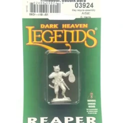 Tabletop Miniatures>Reaper Miniatures Trilladour, Catfolk #03924 Dark Heaven Unpainted Metal Figure - Your Source for Gaming Essentials