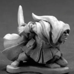 Tabletop Miniatures>Reaper Miniatures Unpainted Dar Dimplefoot, Halfling Thief 03584 Dark Heaven - Your Source for Gaming Essentials