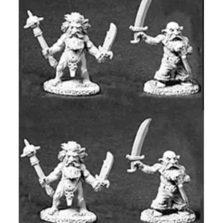 Tabletop Miniatures>Reaper Miniatures Unpainted Dwarven Swordsmen 4P #06024 Dark Heaven Army Pack - Your Source for Gaming Essentials