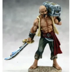 Tabletop Miniatures>Reaper Miniatures Unpainted Hajad, Torgan Pirate with Loot 03637 Dark Heaven - Your Source for Gaming Essentials