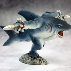Tabletop Miniatures>Reaper Miniatures Unpainted Rogal Manystripes Tiger Karkarion 03630 Dark Heaven - Your Source for Gaming Essentials
