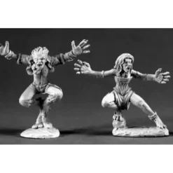 Tabletop Miniatures>Reaper Miniatures Vampire Spawn (2 Pieces) #03383 Dark Heaven Unpainted Metal - Your Source for Gaming Essentials