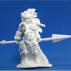 Tabletop Miniatures>Reaper Miniatures Vanja, Fire Giant Queen #77100 Bones D&D RPG Mini Figure - Your Source for Gaming Essentials