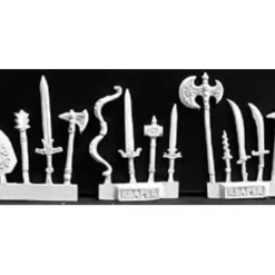 Tabletop Miniatures>Reaper Miniatures Weapons Pack II (13) #02202 Dark Heaven Unpainted Metal - Your Source for Gaming Essentials