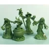Tabletop Miniatures>Reaper Miniatures Witch Coven (3) and Cauldron #04030 Unpainted Metal Figures - Your Source for Gaming Essentials