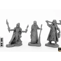 Tabletop Miniatures>Reaper Miniatures Women of Dreadmere (3) #44036 Bones Black Unpainted Plastic - Your Source for Gaming Essentials