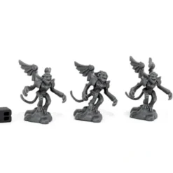 Tabletop Miniatures>Reaper Miniatures WWWOZ Winged Monkeys (3) #80061 Chronoscope Unpainted Plastic - Your Source for Gaming Essentials