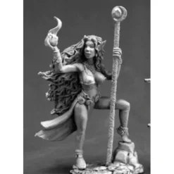 Tabletop Miniatures>Reaper Miniatures Zeldriia, Elf Sorceress #03661 Dark Heaven Unpainted Metal - Your Source for Gaming Essentials