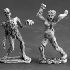 Tabletop Miniatures>Reaper Miniatures Zombies (2 Pieces) #03620 Dark Heaven Legends Unpainted Metal - Your Source for Gaming Essentials