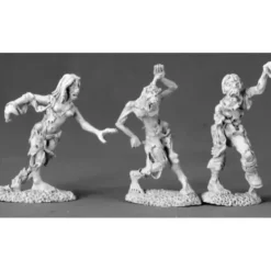 Tabletop Miniatures>Reaper Miniatures Zombies (3 Pieces) #03471 Dark Heaven Legends Unpainted Metal - Your Source for Gaming Essentials
