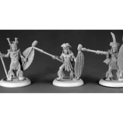 Tabletop Miniatures>Reaper Miniatures Zulu Warriors II (3) #50185 Chronoscope D&D RPG Mini Figure - Your Source for Gaming Essentials