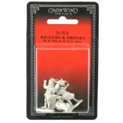 Tabletop Miniatures>Riggers and Drones (5) #20-524 Shadowrun RPG Metal Ral Partha Figure - Your Source for Gaming Essentials