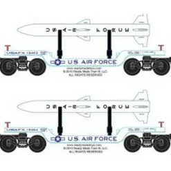RMT 96562 O Dep.Ctr.Flat Car USAF/2pk - Your Source for Gaming Essentials* Trains