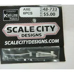 Scale City Designs 733 HO Scale Ax (Pack of 5) - Your Source for Gaming Essentials* Trains
