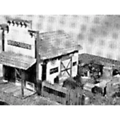 Scale Structures 1453 HO McHugh's Hardware Store Kit - 2-1/2 x 3-1/2 - Your Source for Gaming Essentials* Trains