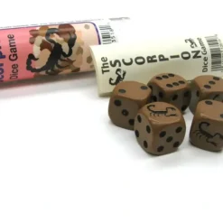 Dice>Scorpion Dice Game 5 Dice Set with Travel Tube and Instructions - Your Source for Gaming Essentials