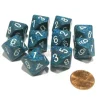 Dice>Set of 10 Chessex D10 Dice - Speckled Sea - Your Source for Gaming Essentials
