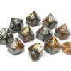 Dice>Set of 10 Chessex Gemini D10 Dice - Copper-Steel with White Numbers - Your Source for Gaming Essentials