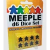 Dice>Set of 8 D6 Meeple Dice - Yellow - Your Source for Gaming Essentials