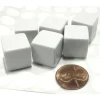 Dice>Set of 6 D6 16mm Blank Opaque Dice with Customizable Stickers - Solid White - Your Source for Gaming Essentials