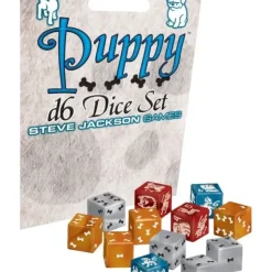 Dice>Set of 12 D6 16mm Puppy Dice - Your Source for Gaming Essentials