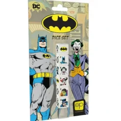 Dice>Set of 6 D6 Pop Culture Dice - Batman - Your Source for Gaming Essentials