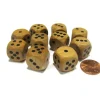 Dice>Set of 10 D6 Six Sided 16mm Round Edge Wooden Dice ~ Wood Dice - Your Source for Gaming Essentials