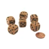 Dice>Set of 6 Scorpion 16mm D6 Round Edged Animal Dice - Your Source for Gaming Essentials