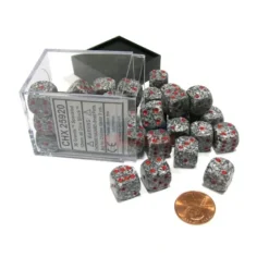 Dice>Speckled 12mm D6 Chessex Dice Block (36 Dice) - Granite - Your Source for Gaming Essentials