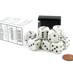 Dice>Speckled 16mm D6 Chessex Dice Block (12 Dice) - Arctic Camo - Your Source for Gaming Essentials