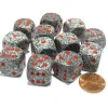 Dice>Speckled 16mm D6 Chessex Dice Block (12 Dice) - Granite - Your Source for Gaming Essentials