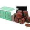 Dice>Speckled 16mm D6 Chessex Dice Block (12 Dice) - Strawberry - Your Source for Gaming Essentials
