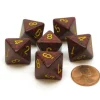 Dice>Speckled 15mm 8 Sided D8 Chessex Dice, 6 Pieces - Mercury - Your Source for Gaming Essentials
